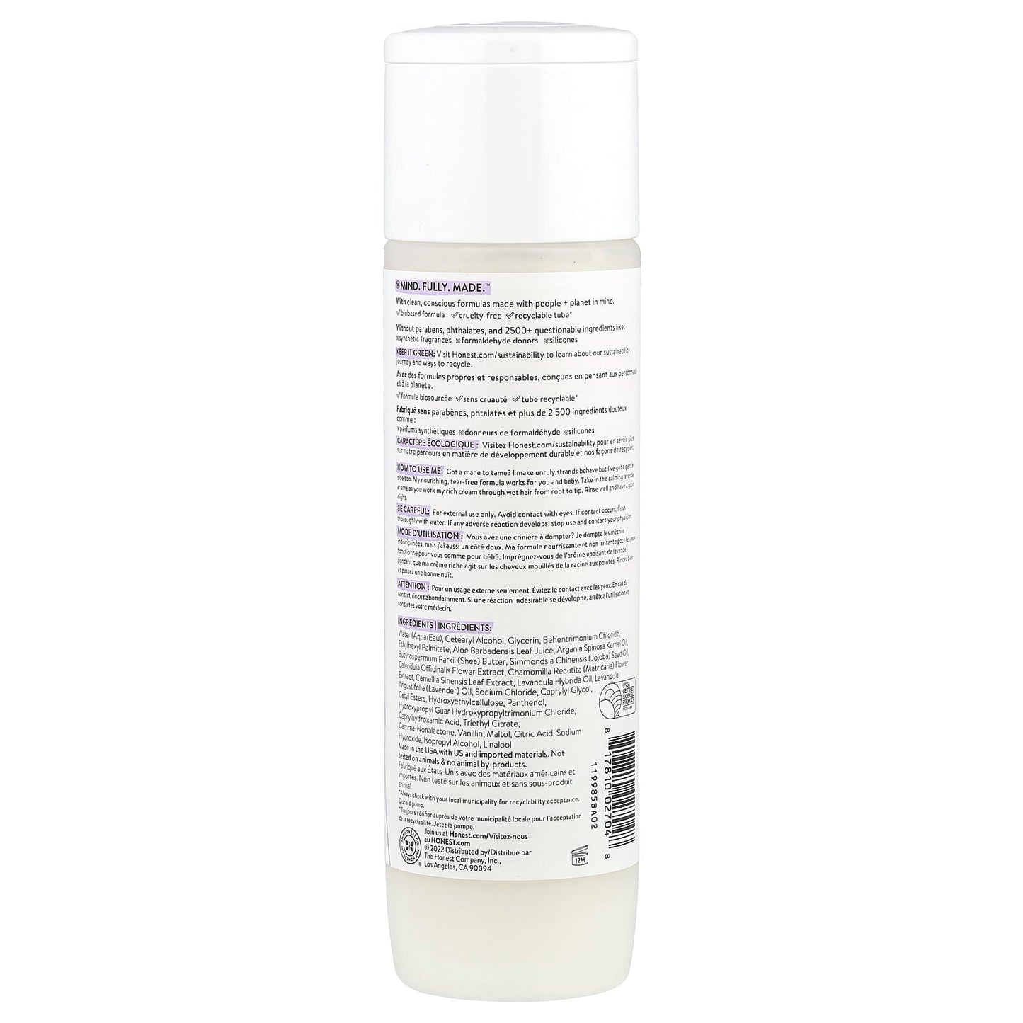 The Honest Company, Calm™ Conditioner, Lavender, 10 fl oz (295 ml) - Image 2