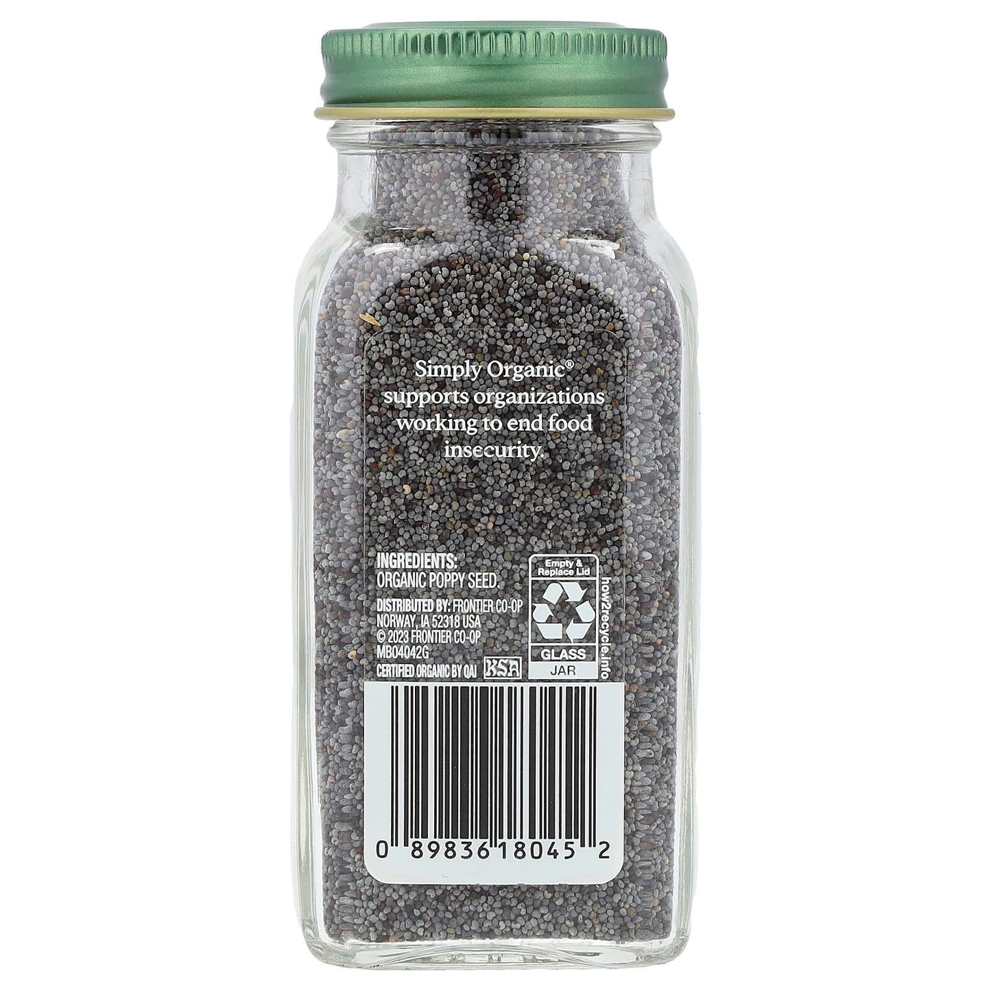 Simply Organic, Poppy Seed, 3.38 oz (96 g) - Image 2