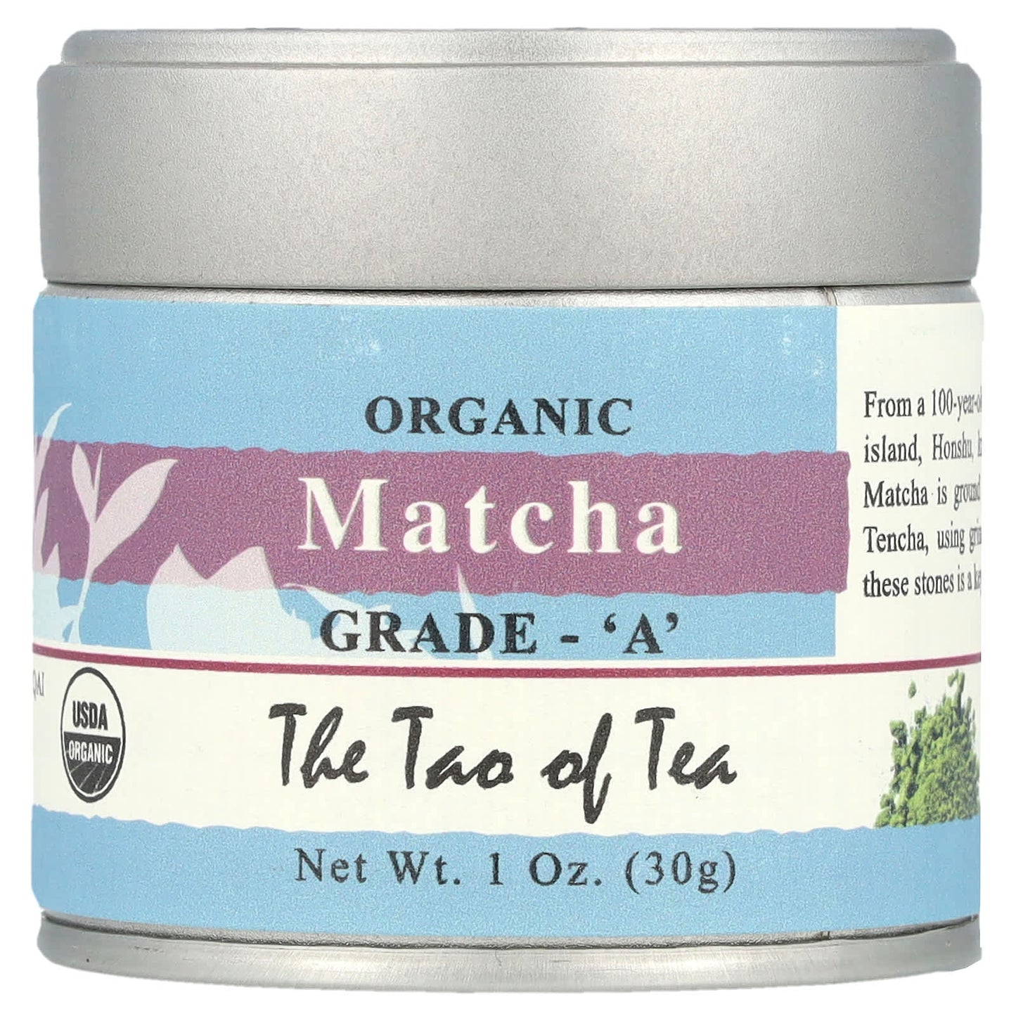 The Tao of Tea, Organic Matcha, Grade A, 1 oz (30 g) - Image 1