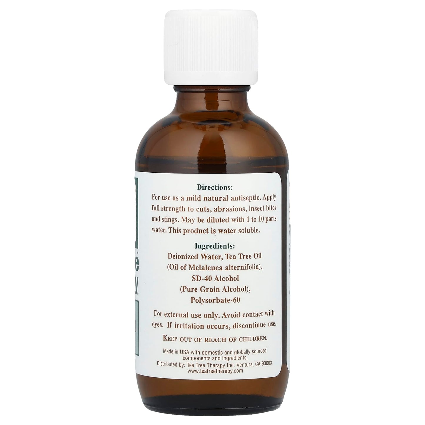 Tea Tree Therapy, Tea Tree Oil, 2 fl oz (60 ml) - Image 2
