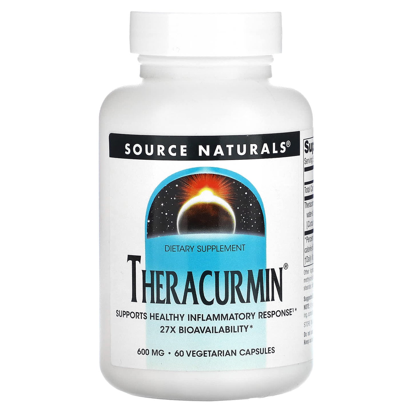 Source Naturals, Theracurmin®, 600 mg, 60 Vegetarian Capsules - Image 1