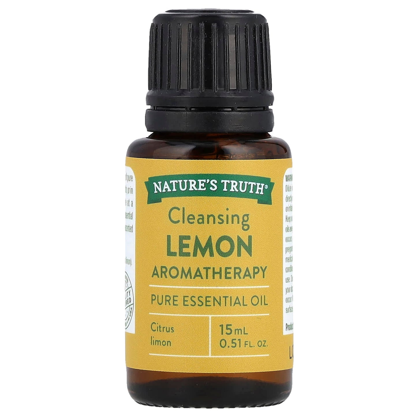 Nature's Truth, Pure Essential Oil, Cleansing Lemon, 0.51 fl oz (15 ml) - Image 1