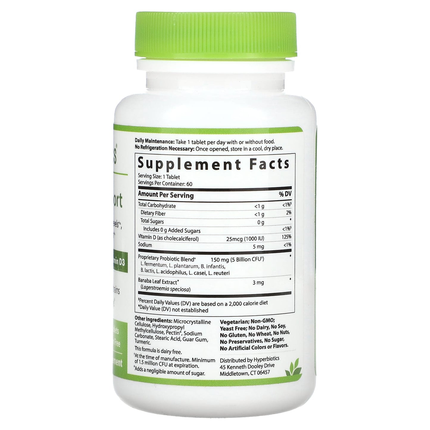 Banaba Extract & Vitamin D3 Probiotics for Healthy Blood Sugar - Image 2