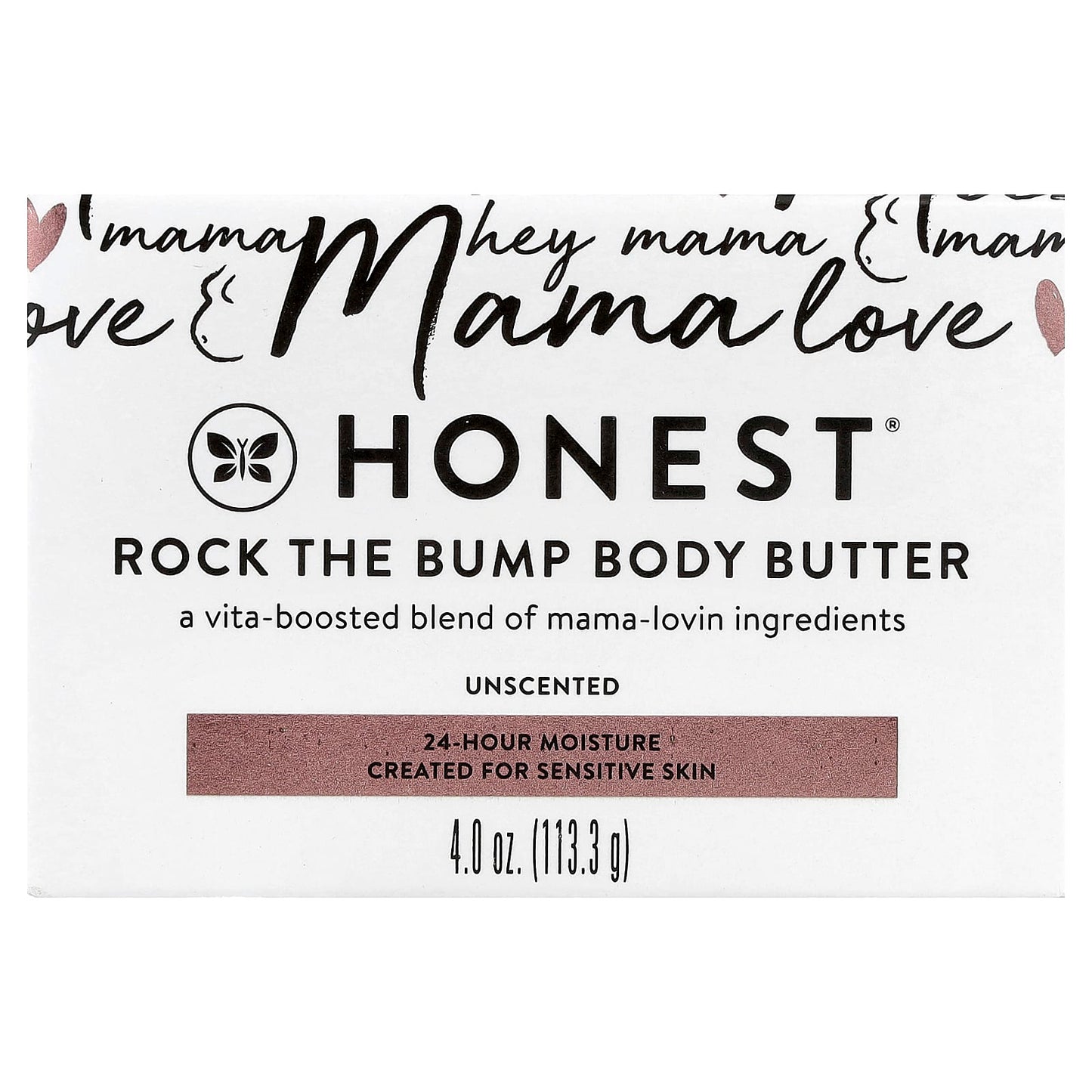 The Honest Company, Rock the Bump Body Butter, Unscented, 4 oz (113.3 g) - Image 2