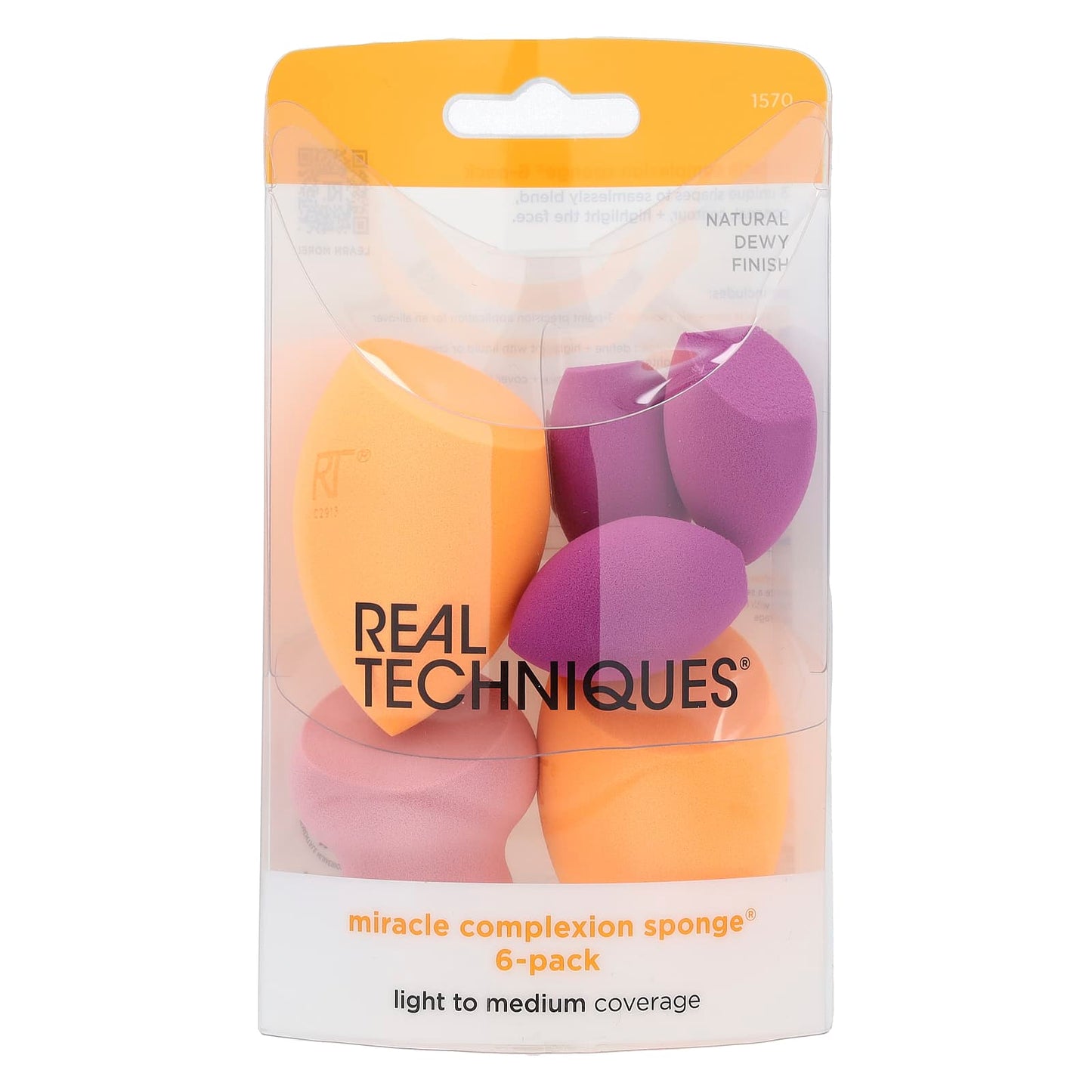 Real Techniques, Miracle Complexion Sponge®, 6 Pack - Image 2