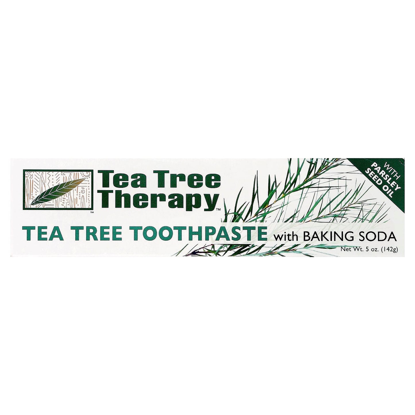 Tea Tree Therapy, Tea Tree Toothpaste with Baking Soda, 5 oz (142 g) - Image 2