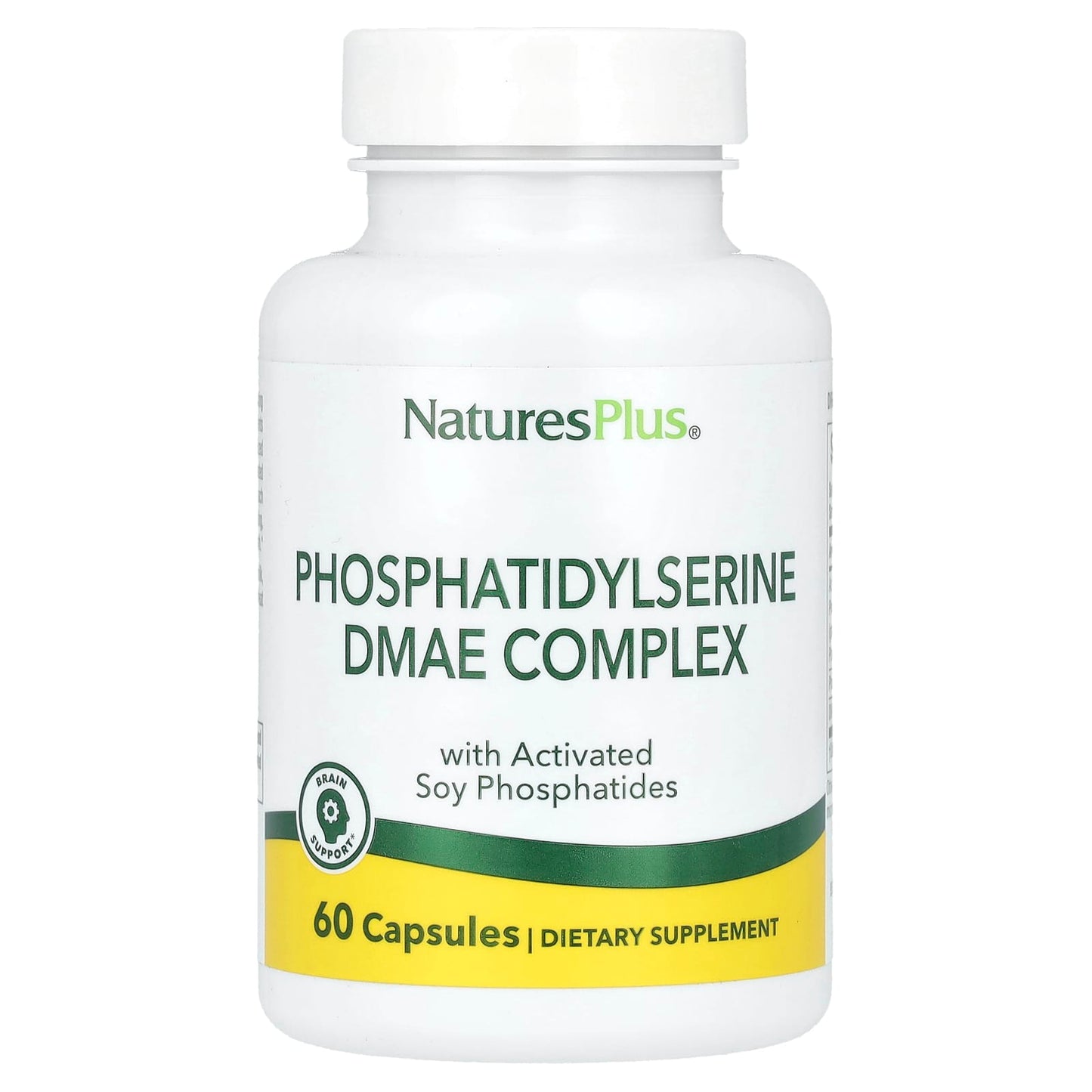 NaturesPlus, Phosphatidylserine DMAE Complex, 60 Capsules - Image 1