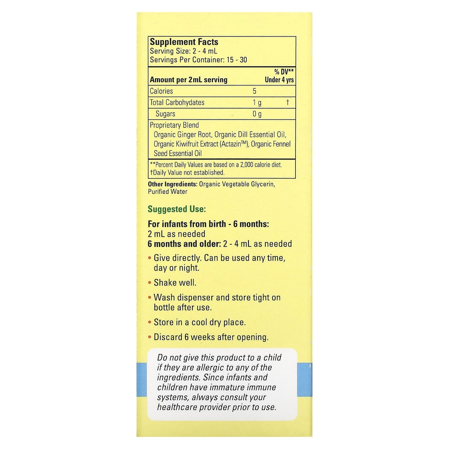 Organic Gripe Water for Babies & Infants - All-Natural Relief - Image 2