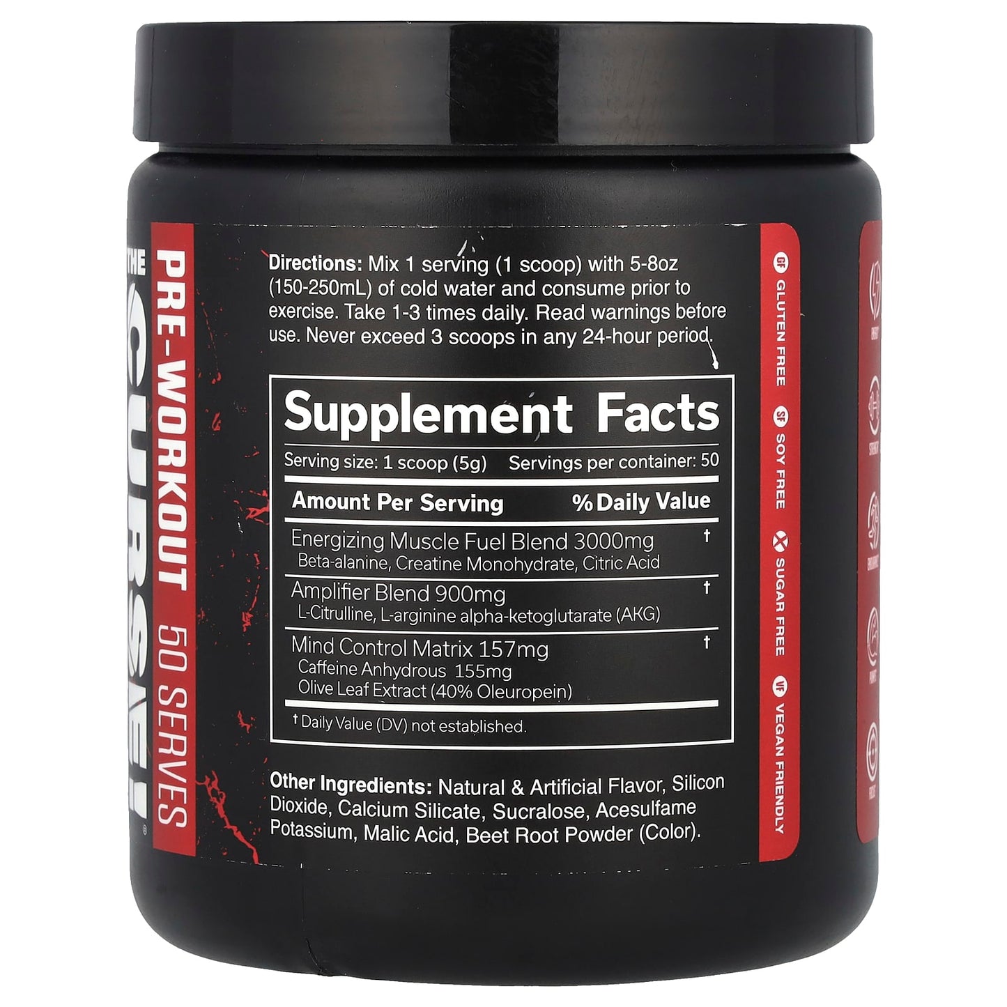JNX Sports, The Curse!®, Pre-Workout, Watermelon, 8.8 oz (250 g)