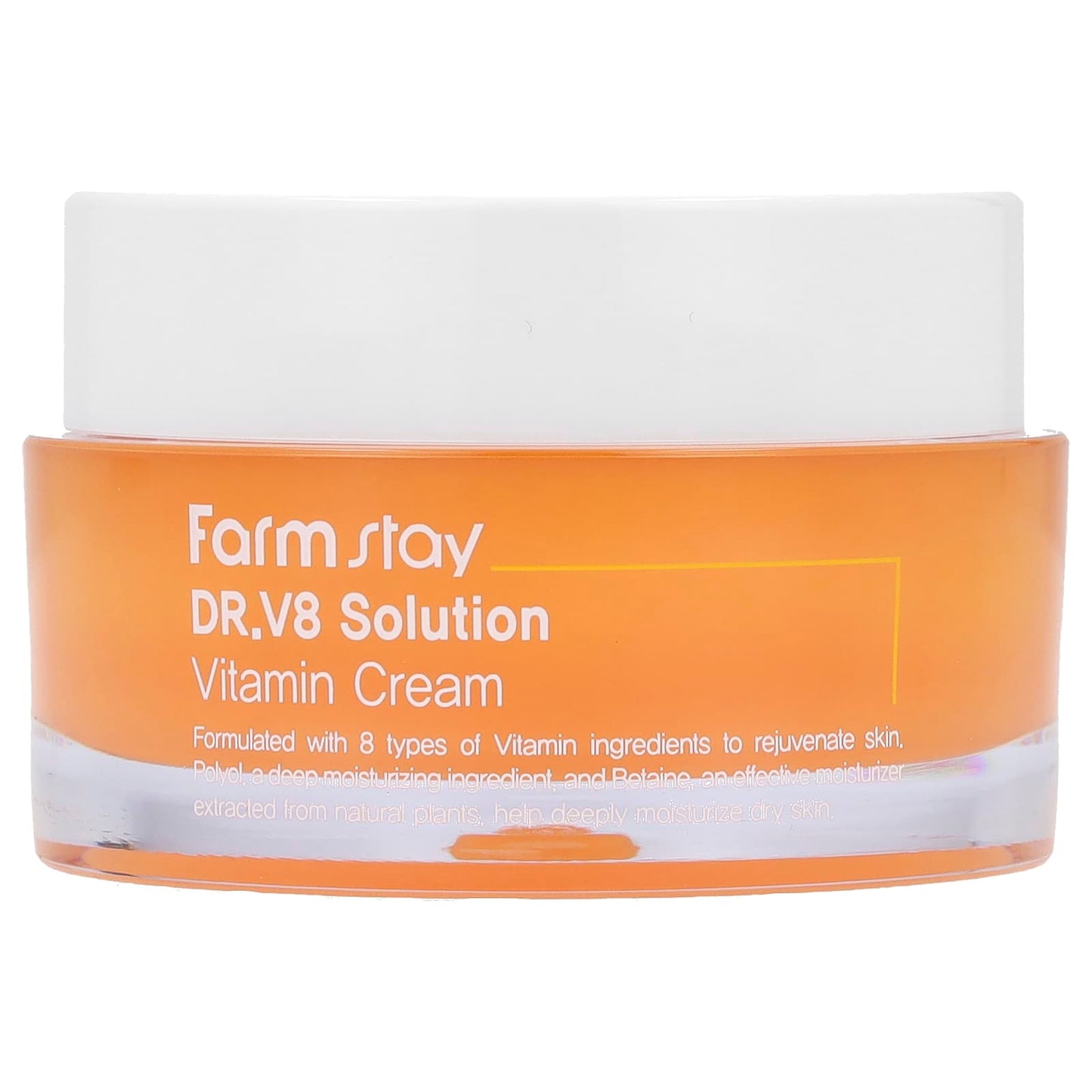 Farmstay Dr. V8 Solution Vitamin Cream, 50ml, Anti-Wrinkle & Brightening Skin Care - Image 1