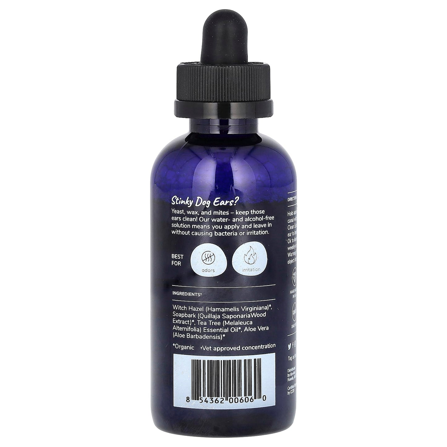 Kin+Kind, Clean Ears, Leave-In Relief for Dogs, 4 fl oz (118 ml) - Image 2