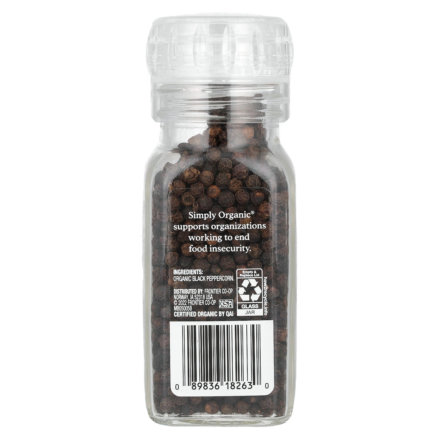 Simply Organic, Daily Grind, Black Peppercorn, 2.65 oz (75 g) - Image 2