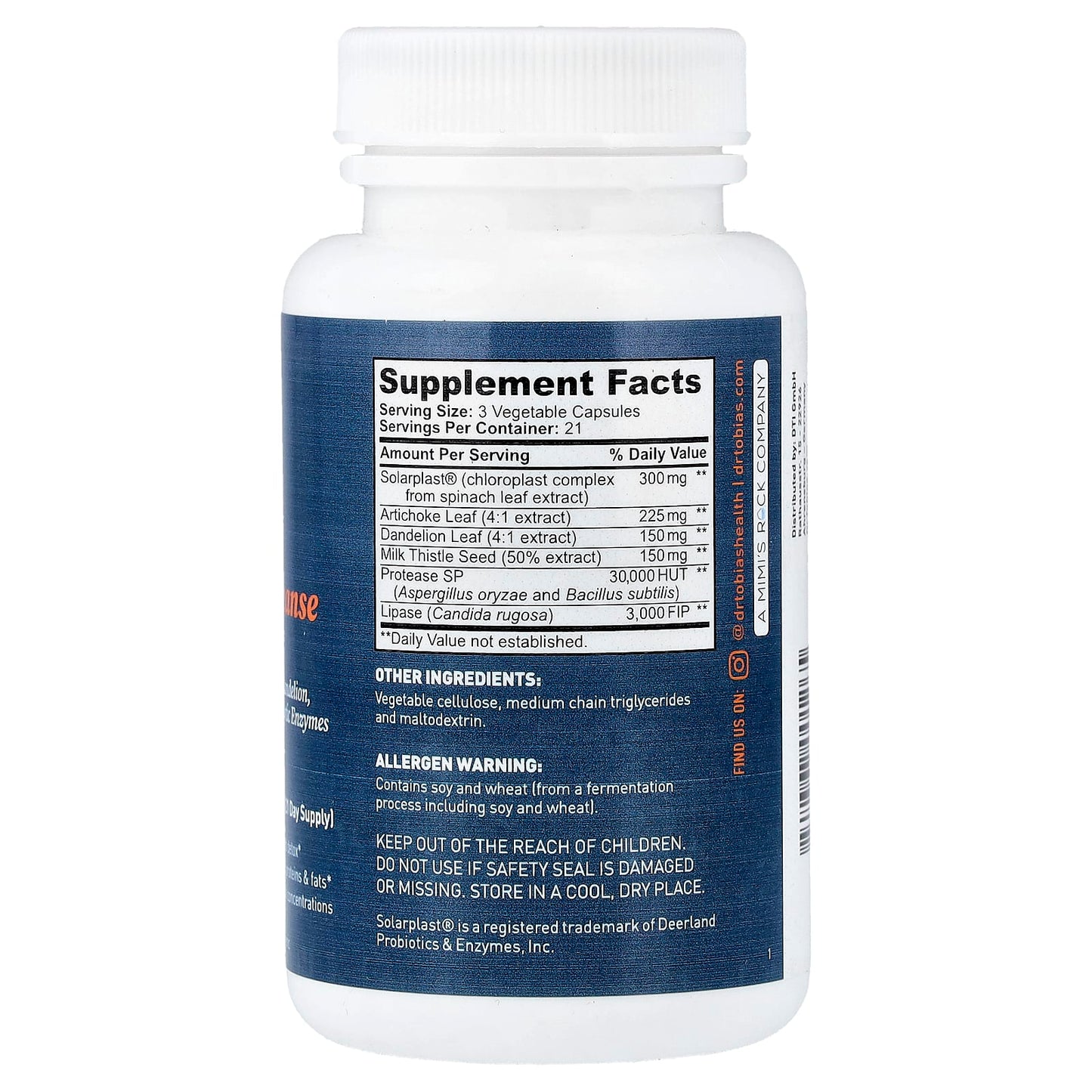 Dr. Tobias 21 Day Liver Cleanse & Detox - 63 Vegetarian Capsules - Image 2