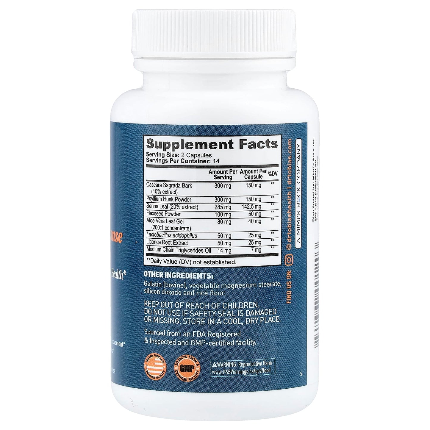 Dr. Tobias Colon Cleanse - 14 Day Detox & Weight Loss Support - Image 2