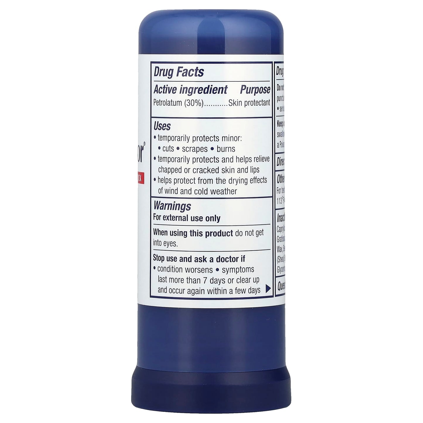 Aquaphor Baby Healing Balm Stick, Fragrance-Free, 0.65 oz - Image 2