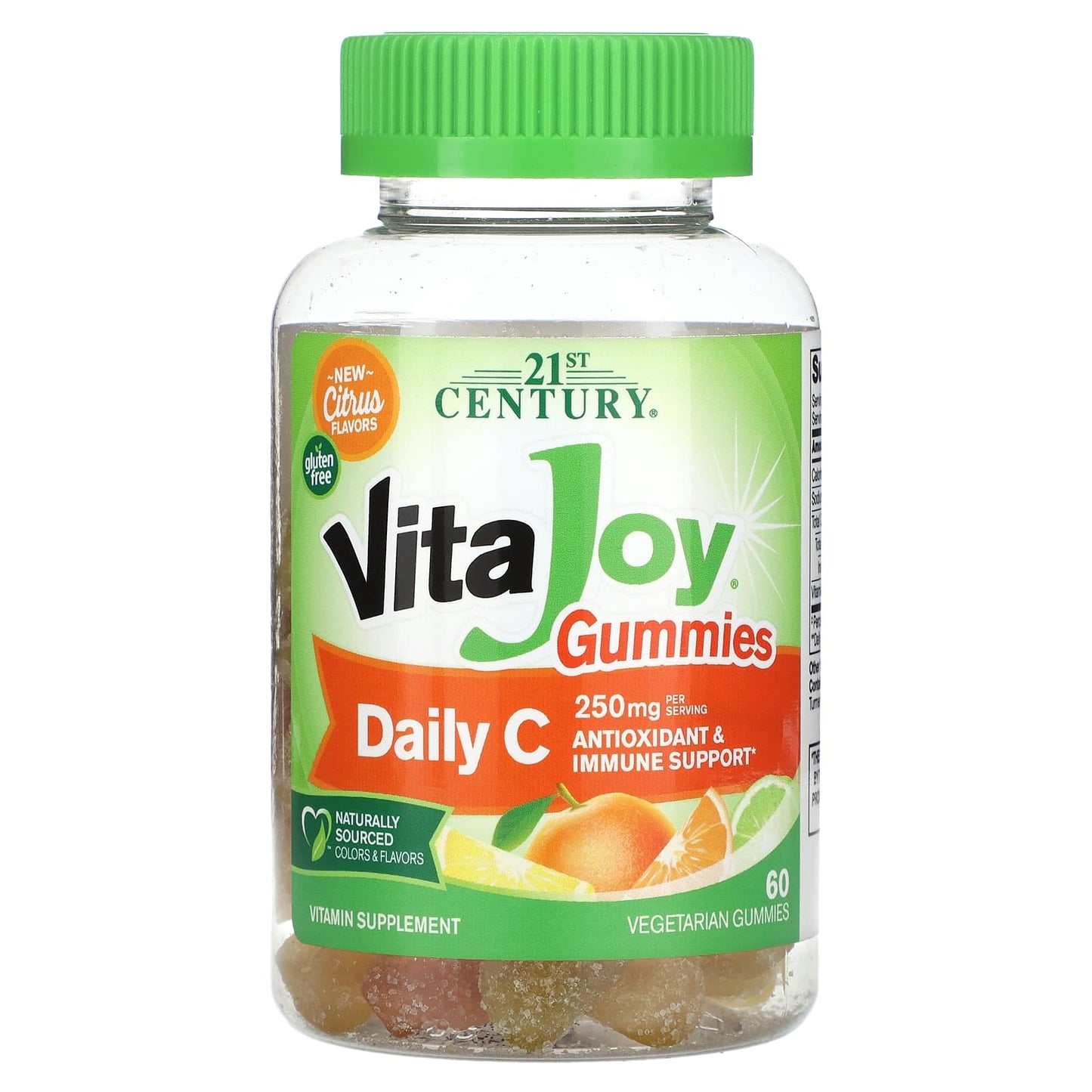 VitaJoy Daily C Gummies by 21st Century - 60 Citrus Flavored Gummies - Image 1