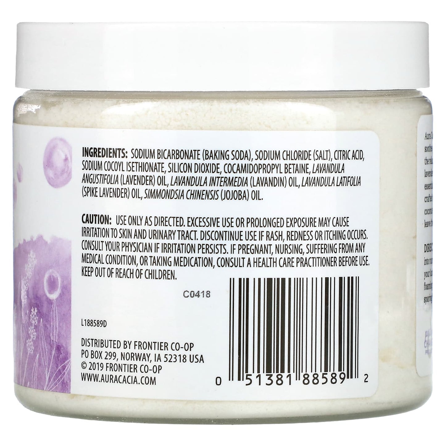 Lavender Relaxation Bath for Softer Skin and Calmer Mind - 14oz - Image 2