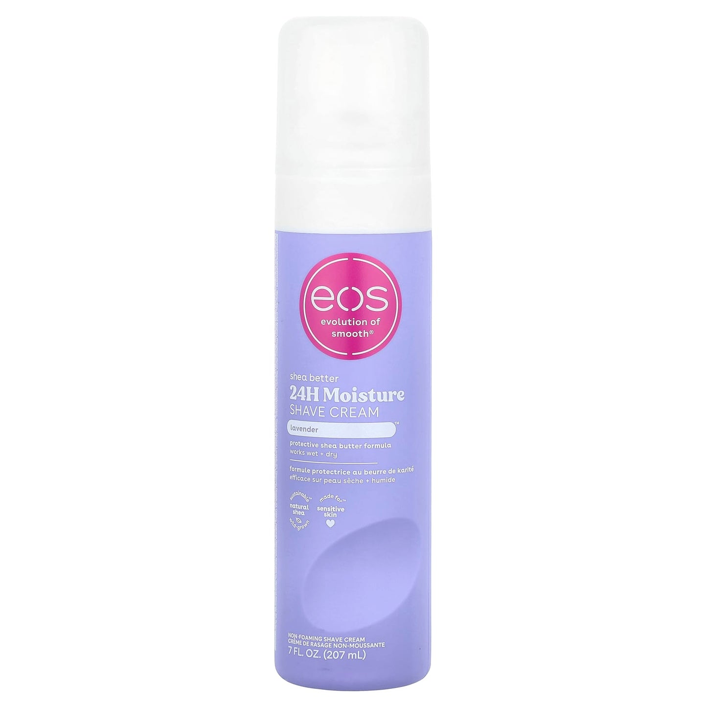 Lavender 24H Moisture Shave Cream for Sensitive Skin by EOS - Image 1