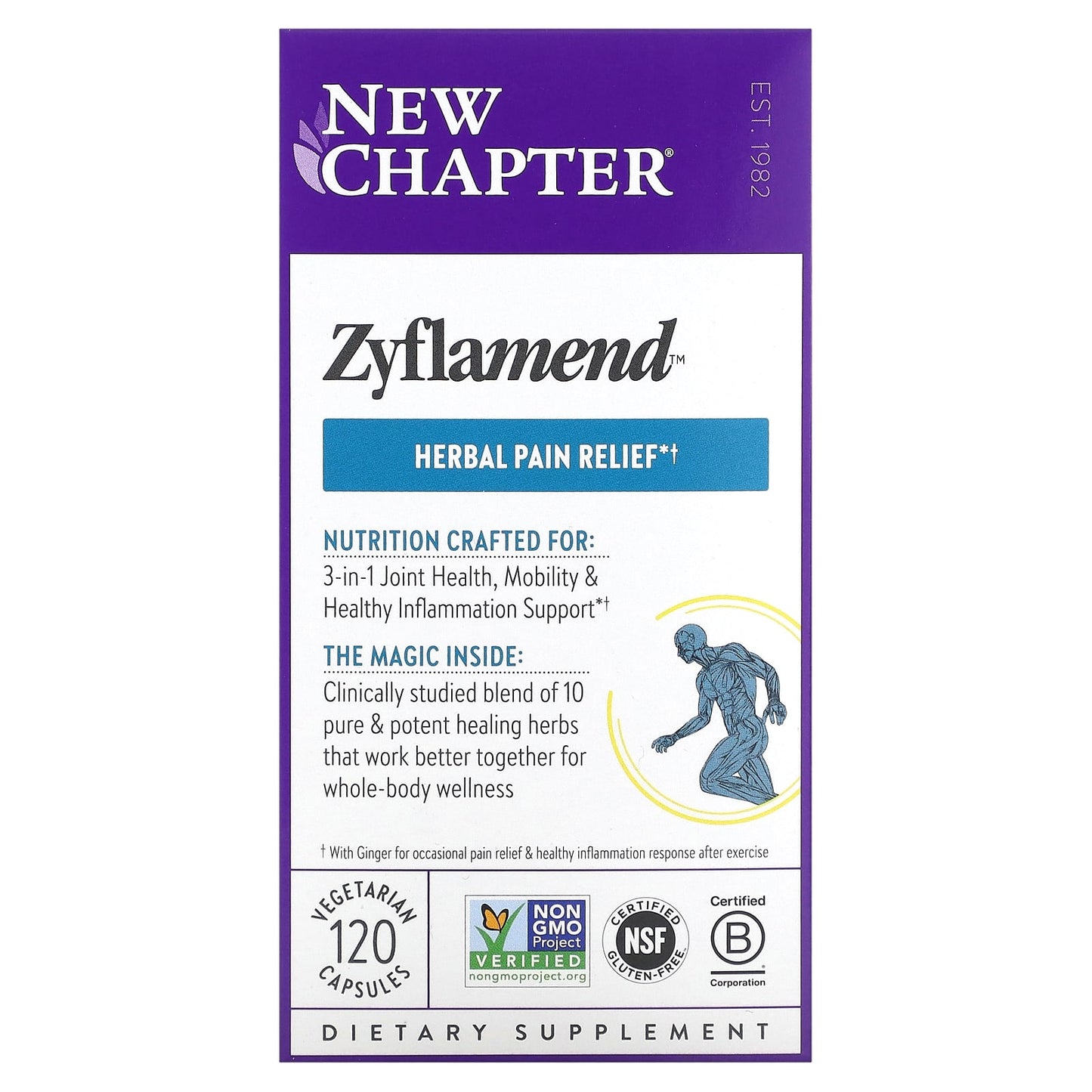 New Chapter, Zyflamend™, 120 Vegetarian Capsules - Image 1