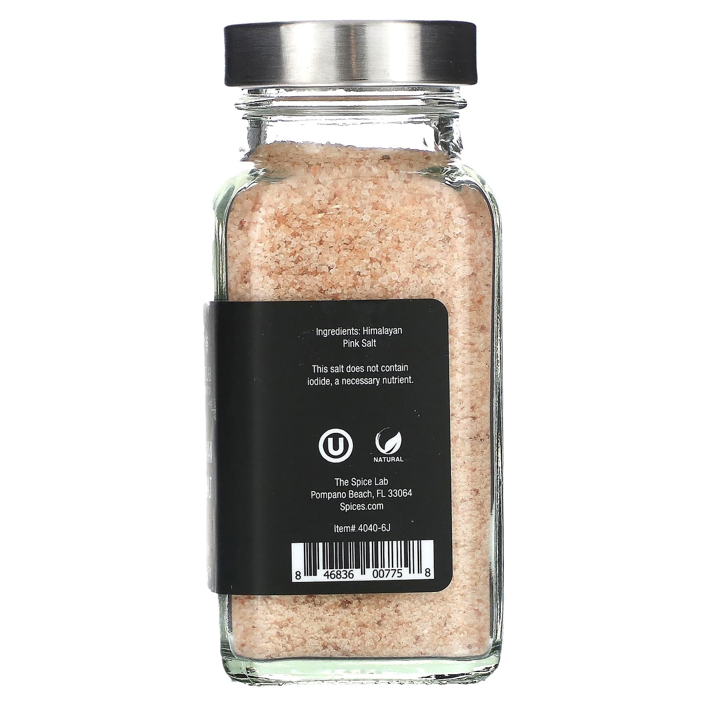 The Spice Lab, Himalayan Pink Salt, Fine Grain, 7 oz (198 g) - Image 2