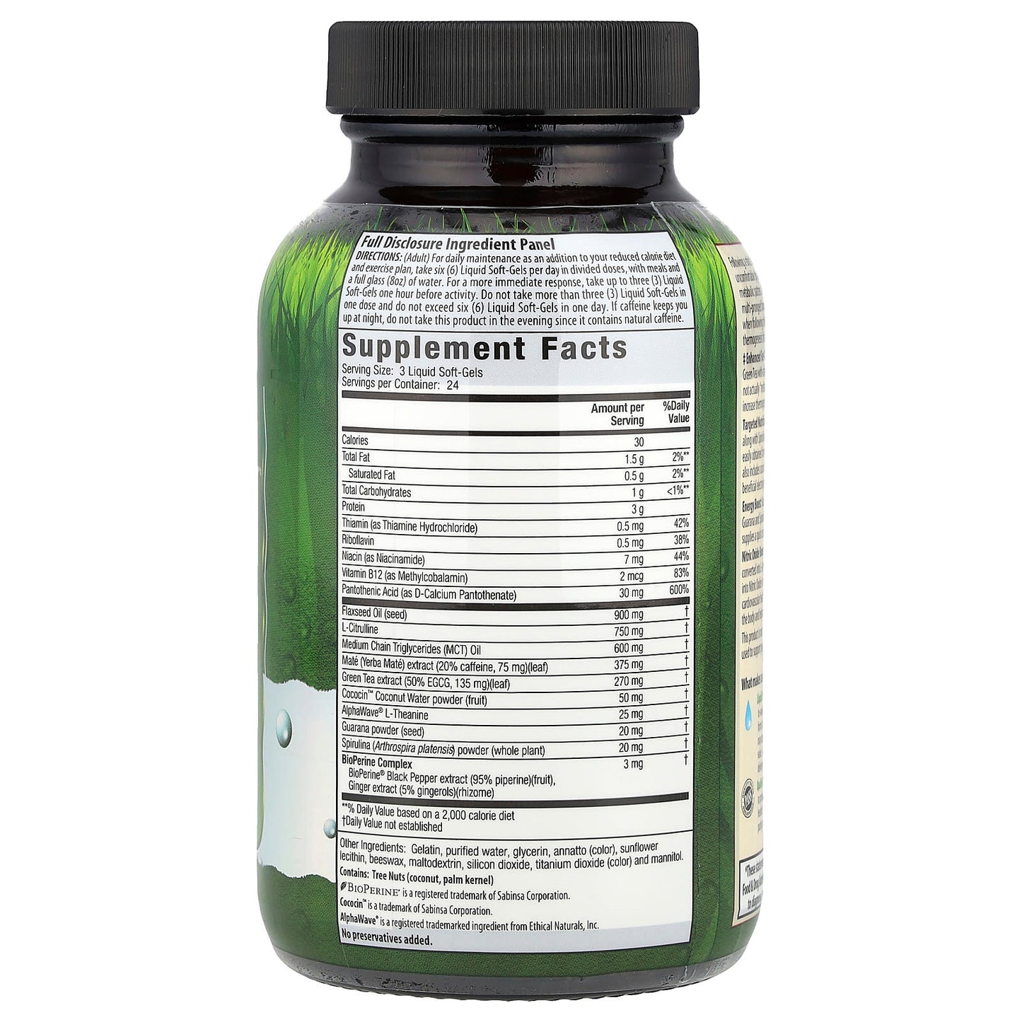 Keto Diet Support with Fat Burning & Energy Boost - 72 Liquid Soft-Gels - Image 2