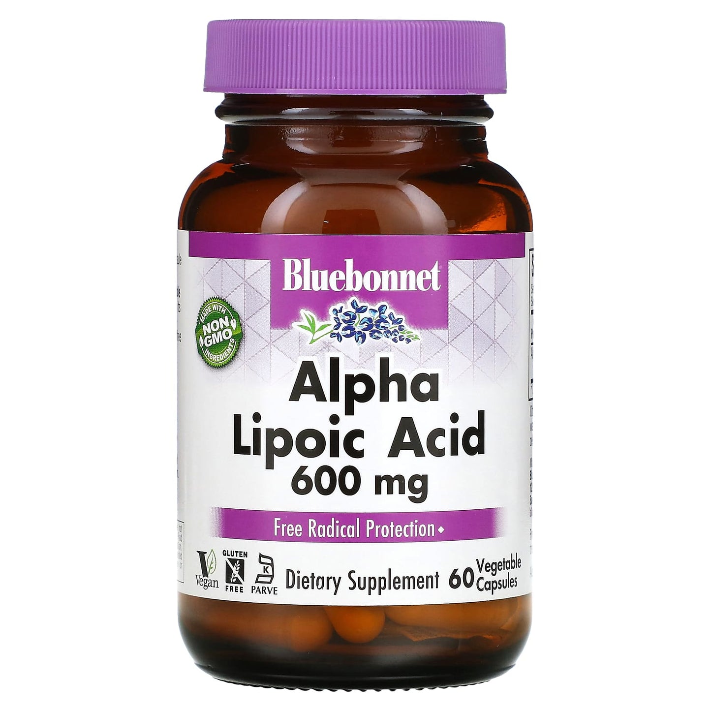 Alpha Lipoic Acid 600 mg - Vegan, Gluten Free, Non GMO Dietary Supplement - Image 1