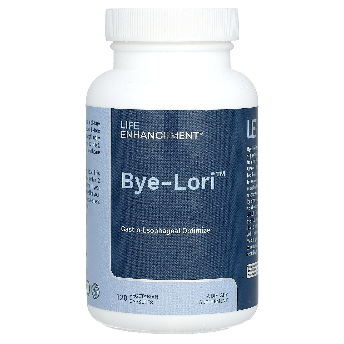 Life Enhancement, Bye-Lori, 120 Vegetarian Capsules - Image 1