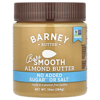 Smooth Bare Almond Butter by Barney Butter, 10 oz Paleo & Keto Friendly