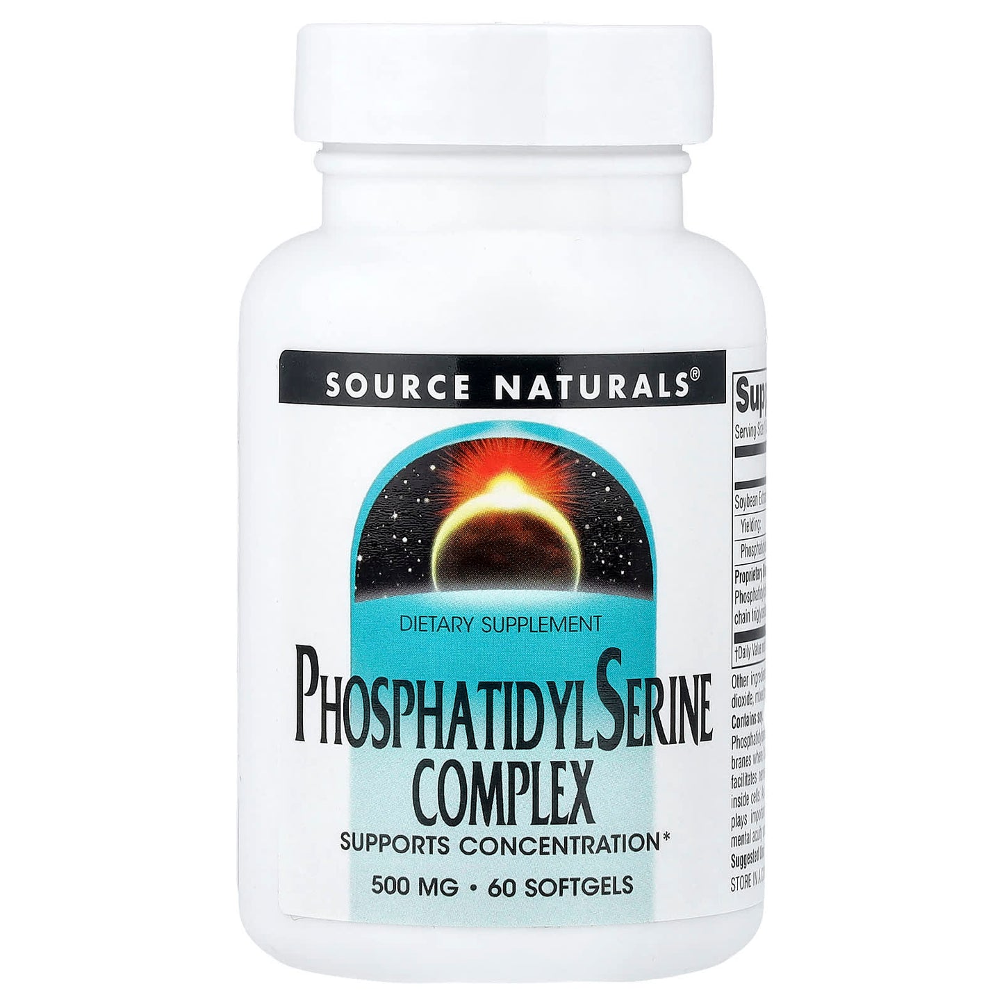 Source Naturals, Phosphatidyl Serine Complex, 60 Softgels - Image 1