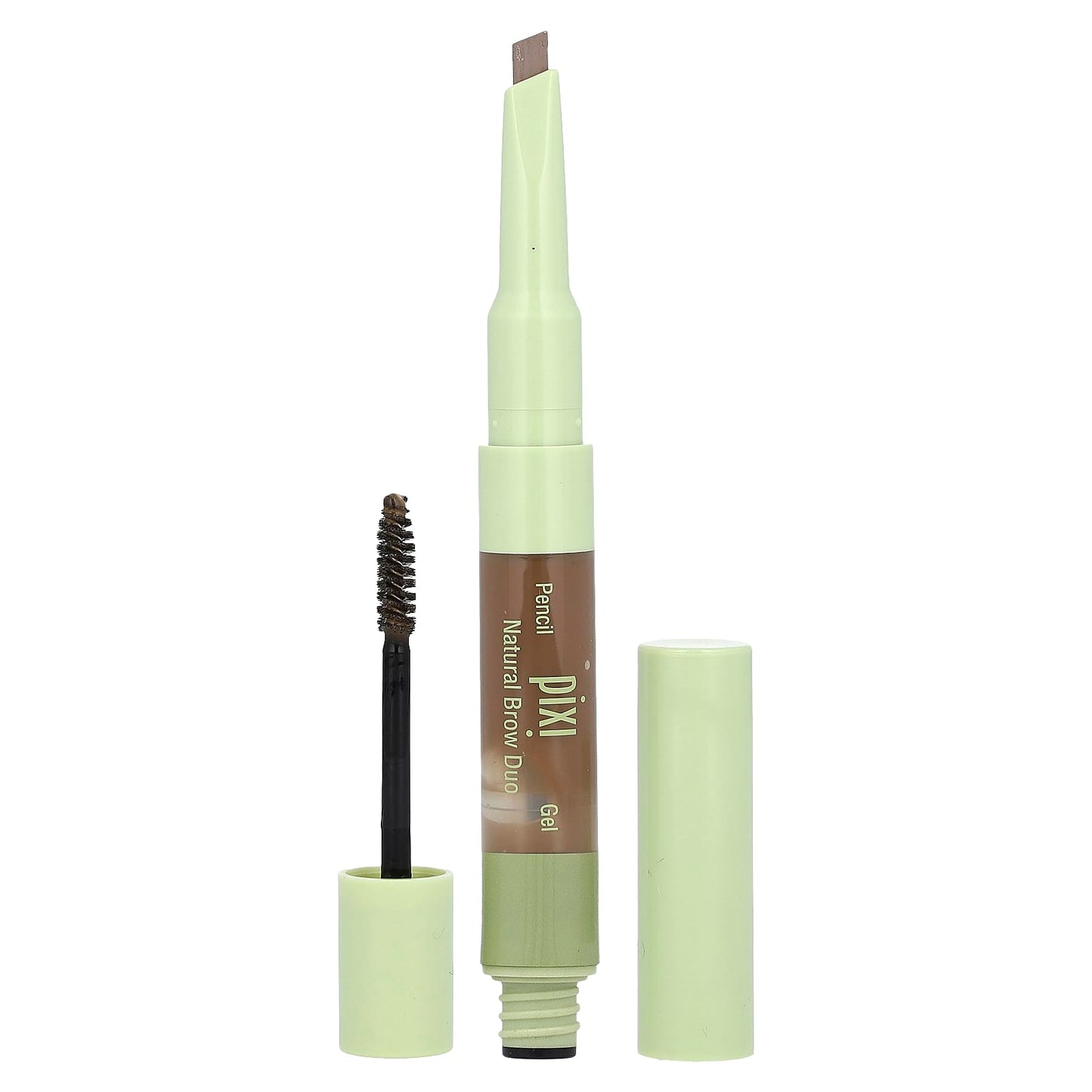 Pixi Beauty, 2-In-1 Natural Brow Duo, Brow Pencil & Gel, 0305 Natural Brown, 1 Count - Image 1