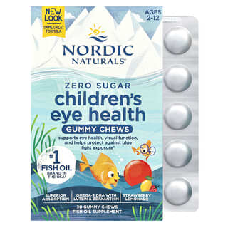 Support Healthy Vision in Kids with Zero Sugar Gummies by Nordic Naturals