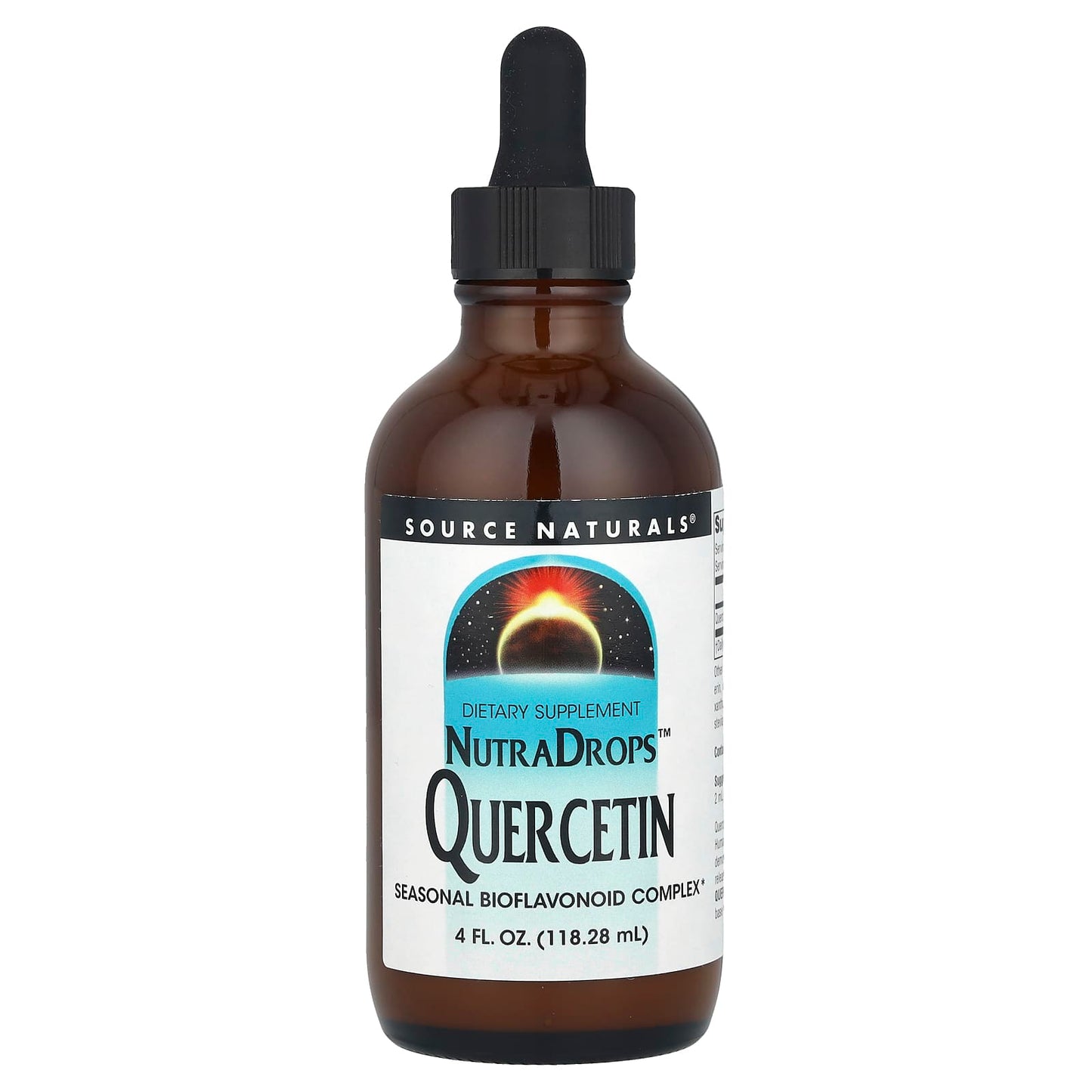 Source Naturals, NutraDrops™ Quercetin, 134 mg, 4 fl oz (118.28 ml) - Image 1
