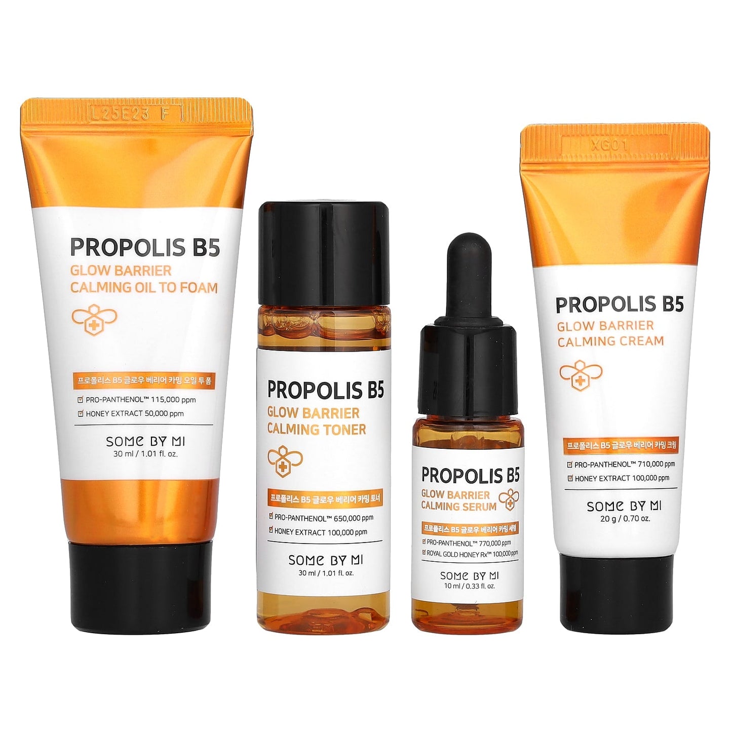 SOME BY MI, Propolis B5, Glow Barrier Calming Starter Kit, 4 Piece Kit - Image 1