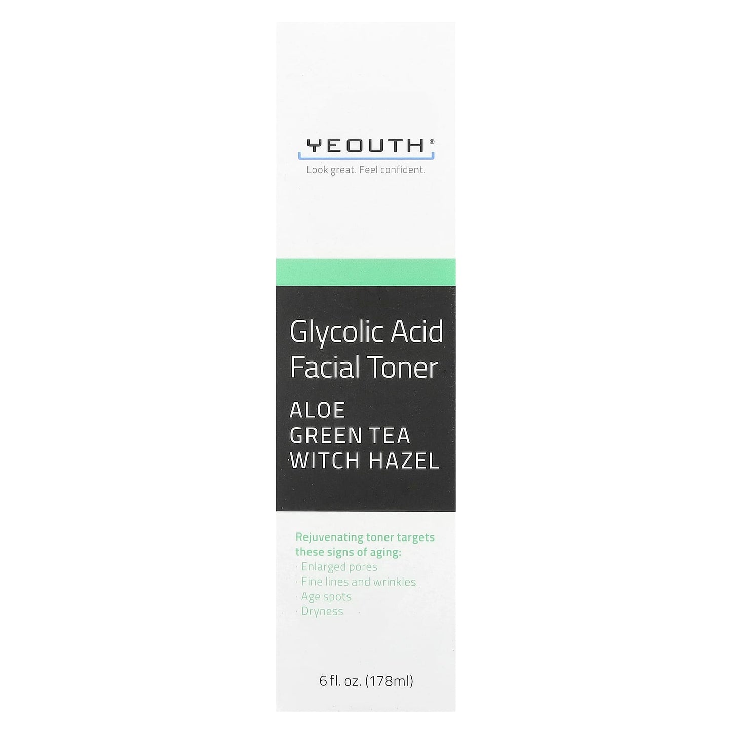 YEOUTH, Glycolic Acid Facial Toner, 6 fl oz (178 ml) - Image 2