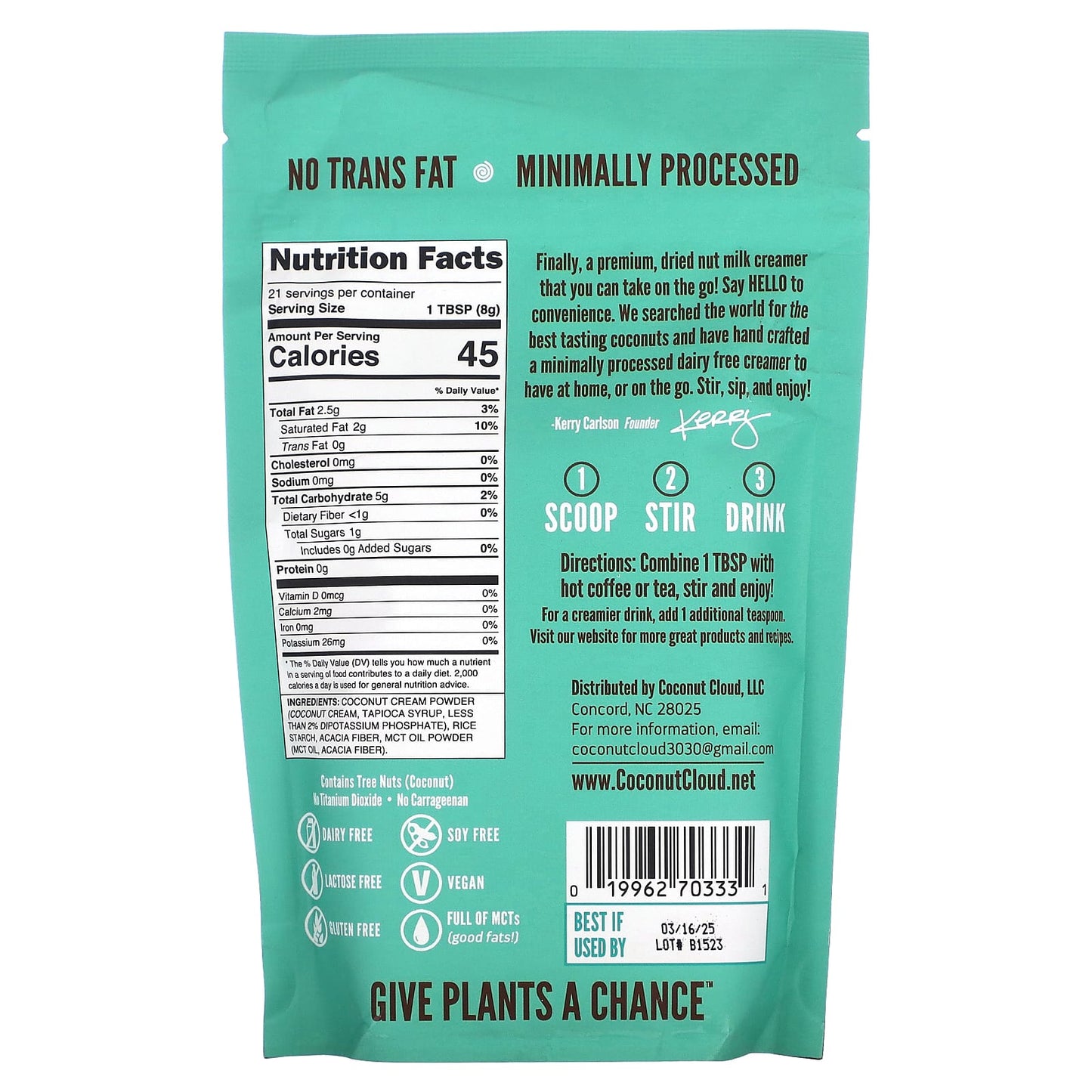 Dairy-Free Coconut Creamer | Delicious, Sustainable, and Convenient - Image 2