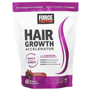 Fast Hair Growth Accelerator by Force Factor - Mixed Berry Soft Chews