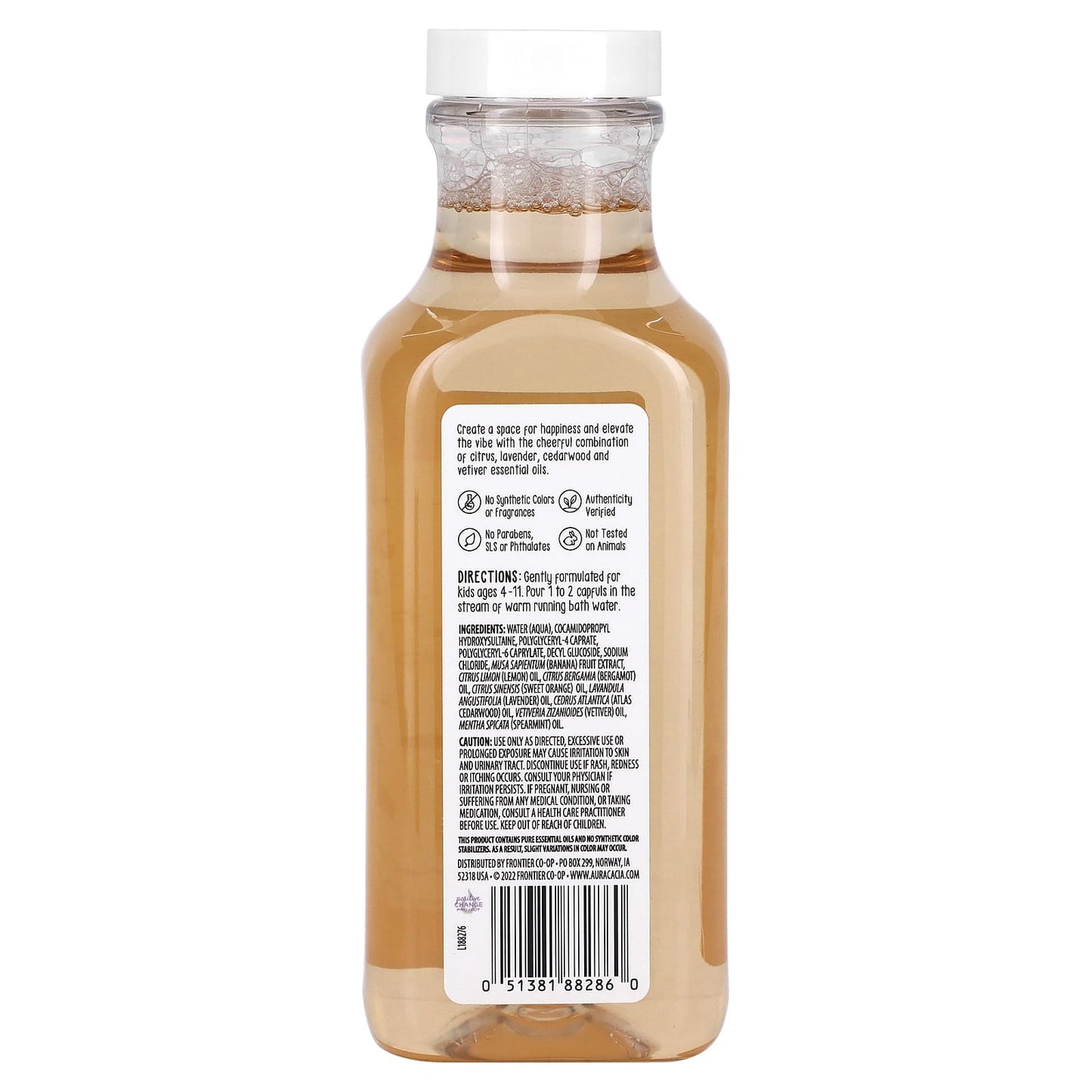 Aura Cacia Uplifting Bubble Bath for Kids, 13 oz, Gentle & Natural - Image 2