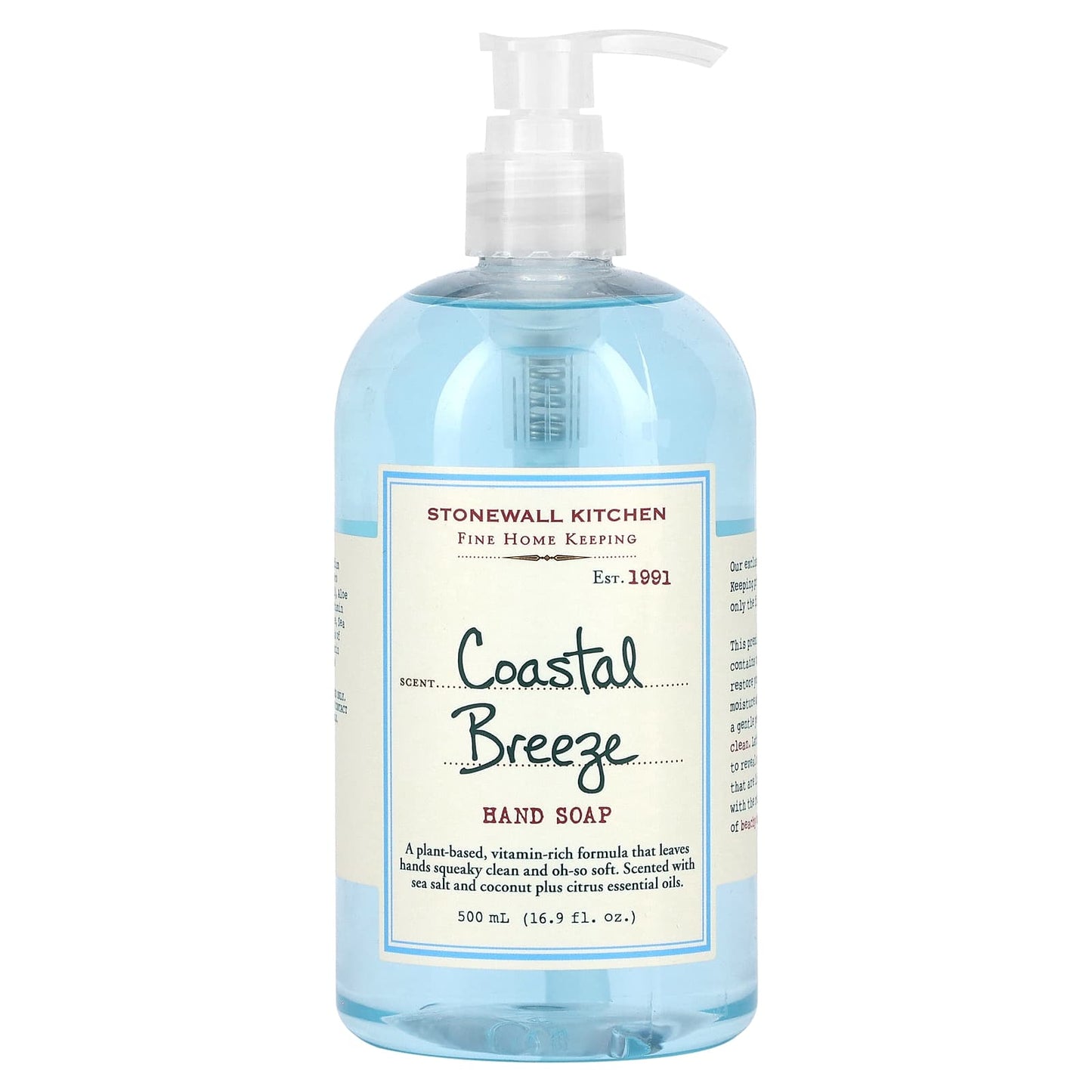 Stonewall Kitchen, Hand Soap, Coastal Breeze, 16.9 fl oz (500 ml) - Image 1