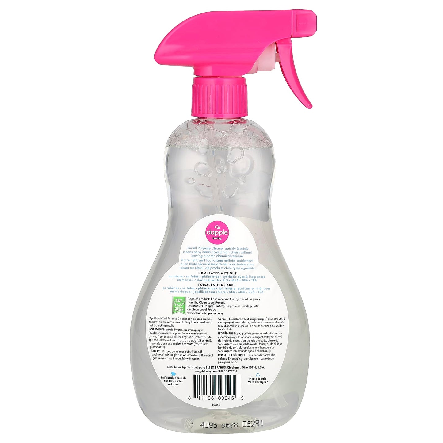 Eco-Friendly Baby All Purpose Cleaner, Fragrance Free - 16.9 oz - Image 2