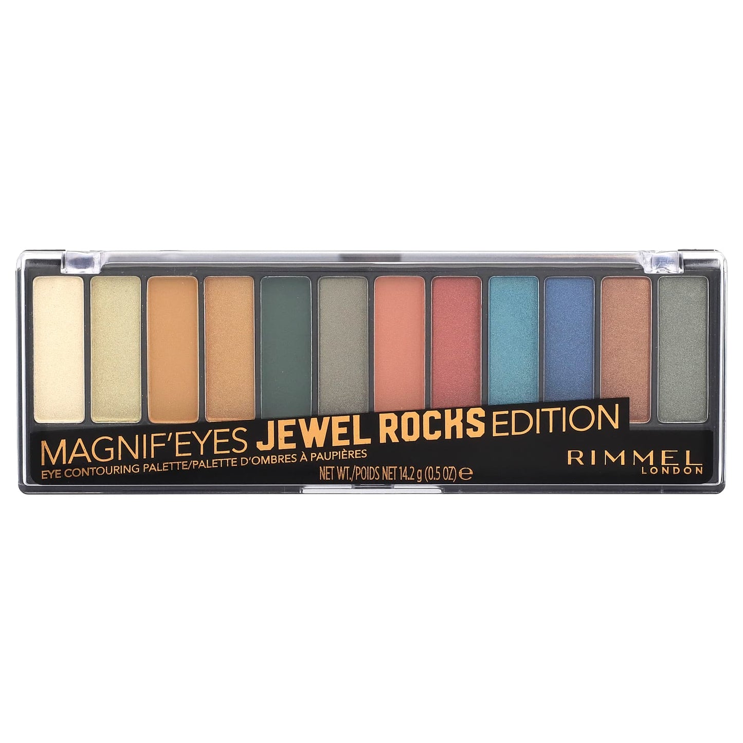 Rimmel London, Magnif'Eyes, Eye Contouring Palette, 009 Jewel Rocks Edition, 0.5 oz (14.2 g) - Image 1