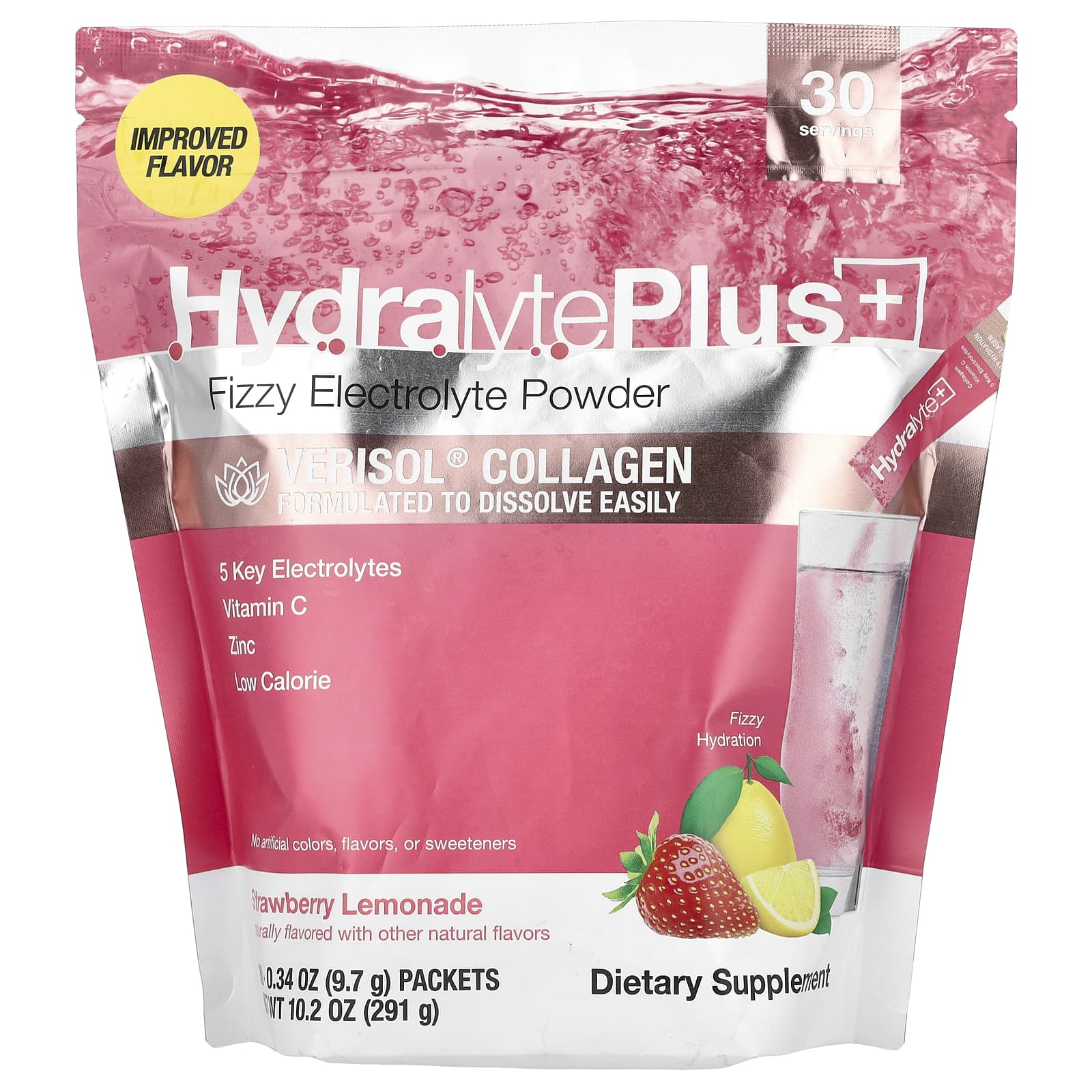 VERISOL Collagen & Electrolyte Rehydration Powder | Hydralyte - Image 1
