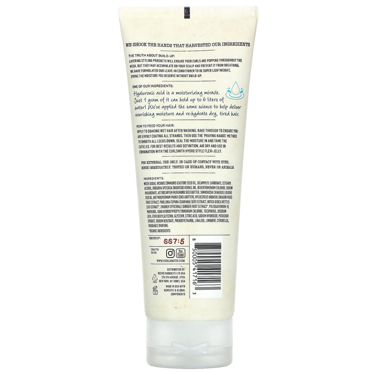 Curlsmith Weightless Air Dry Cream for Silky Curls, 8 fl oz - Image 2