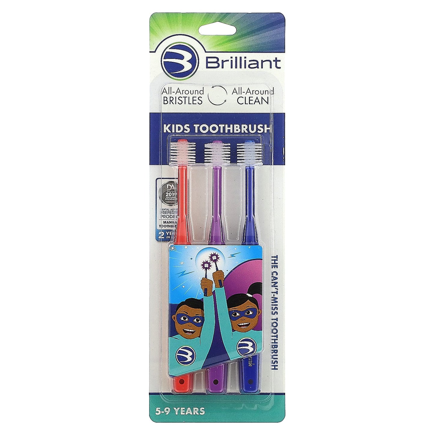 Baby Buddy Kids Toothbrush, 5-9 Years, Soft Bristles for Mixed Dentition - Image 1