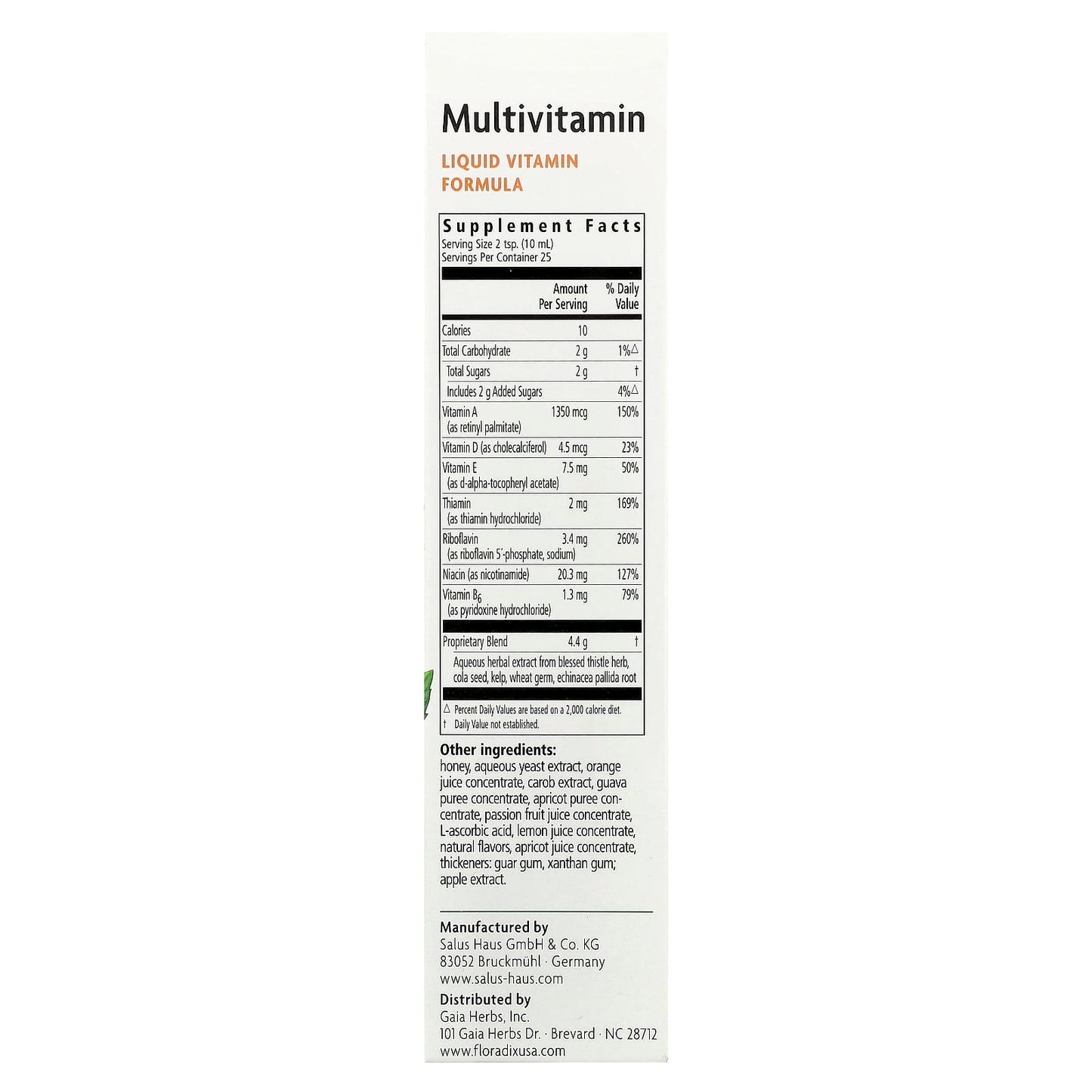 Floradix Epresat Multivitamin, 8.5 fl oz (250ml) - Energy & Immune Support - Image 2