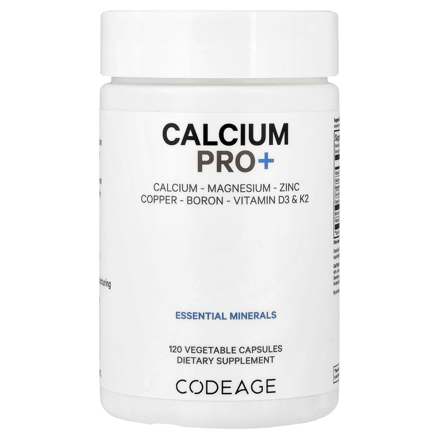 Codeage Calcium Pro+, 4-Month Supply of Essential Minerals for Men & Women - Image 1