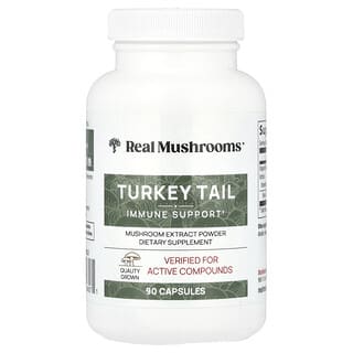 Turkey Tail Mushroom Extract Powder - 90 Capsules for Immune Support