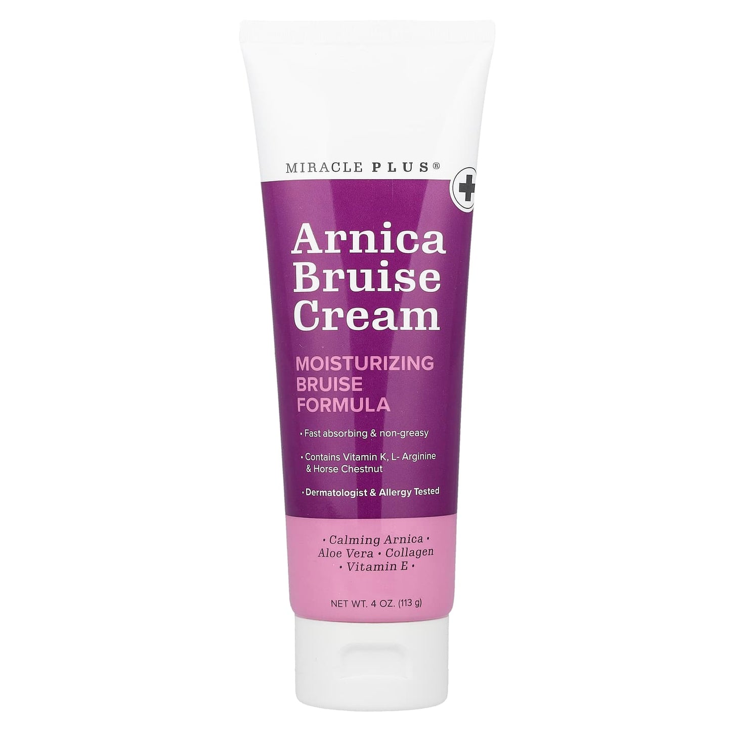 Miracle Plus, Arnica Bruise Cream, 4 oz (113 g) - Image 1