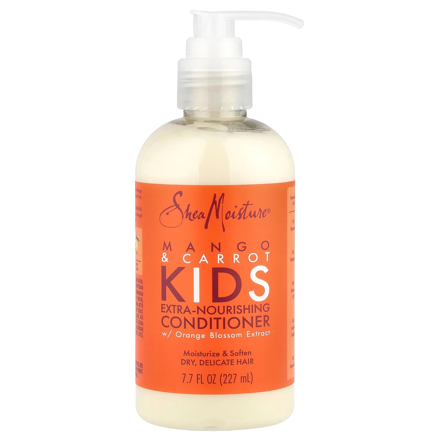 SheaMoisture, Kids, Extra-Nourishing Conditioner, Dry, Delicate Hair, Mango & Carrot, 7.7 fl oz (227 ml) - Image 1