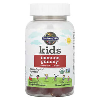 Garden of Life Organic Kid's Immune Gummy with Vitamin C, D & Zinc