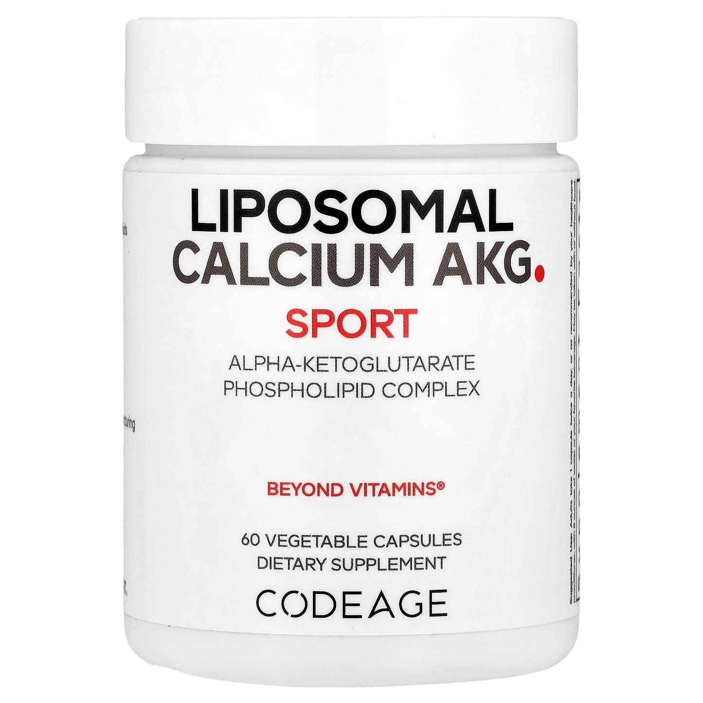 Codeage Liposomal Calcium AKG Supplement - 60 Capsules - Image 1